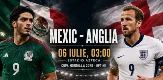 MEXIC - ANGLIA LIVE ANTENA 1 meci Jude Bellingham Cupa Mondiala FIFA 2026