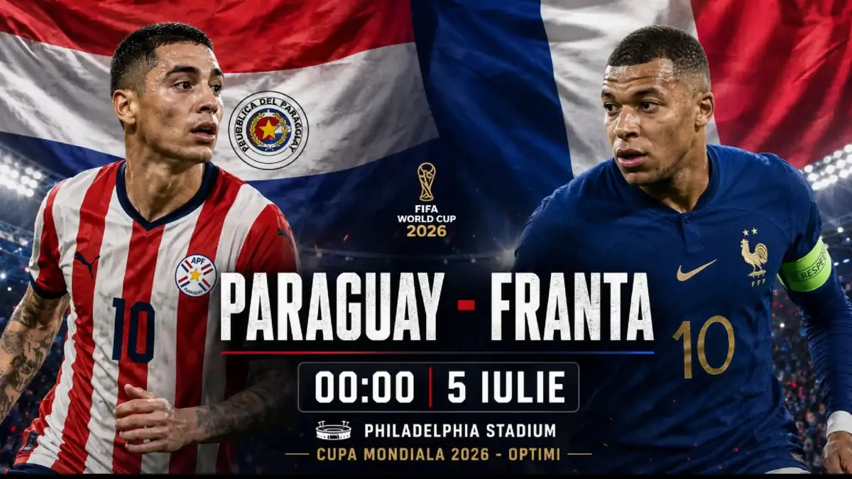 PARAGUAY - FRANTA LIVE ANTENA 1 Meci Kylian Mbappe Cupa Mondiala FIFA 2026 | iDevice.ro PARAGUAY - FRANTA LIVE ANTENA 1 Meci Kylian Mbappe Cupa Mondiala FIFA 2026