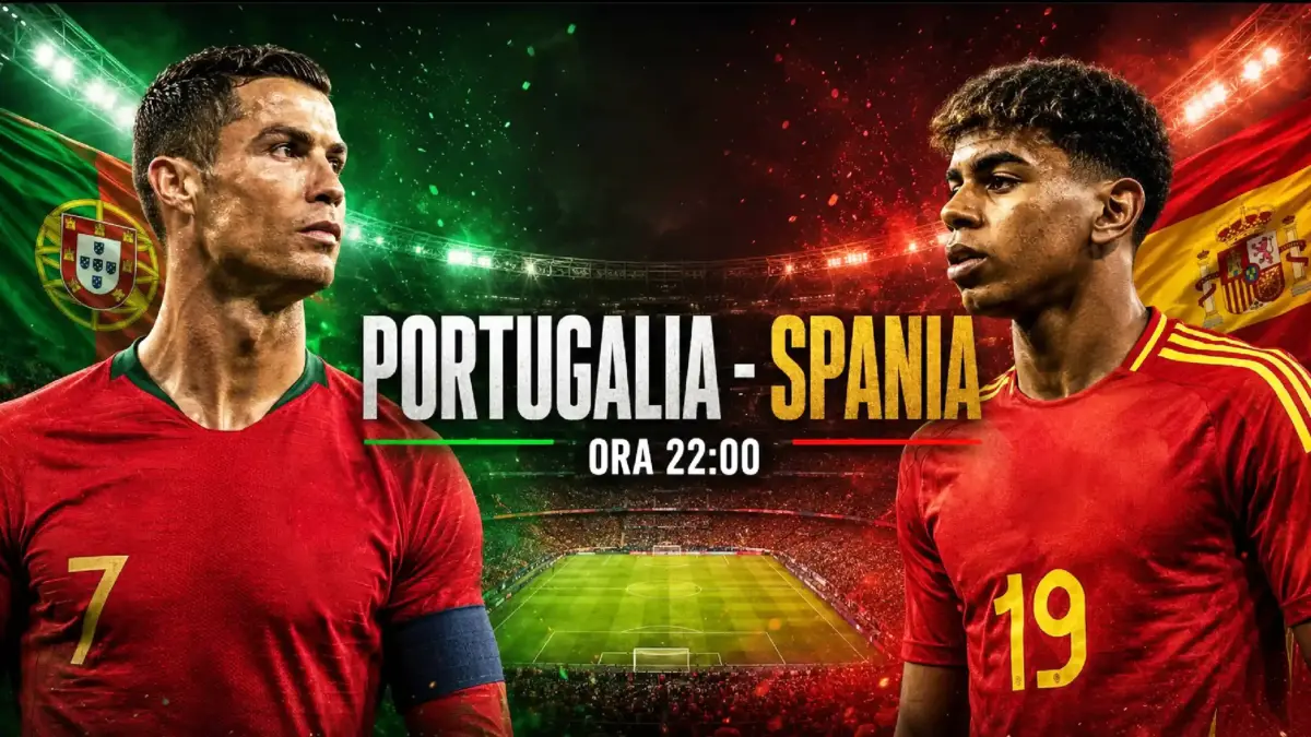 PORTUGALIA - SPANIA LIVE ANTENA 1 Cristiano Ronaldo Lamine Yamal Cupa Mondiala FIFA 2026 | iDevice.ro PORTUGALIA - SPANIA LIVE ANTENA 1 Cristiano Ronaldo Lamine Yamal Cupa Mondiala FIFA 2026