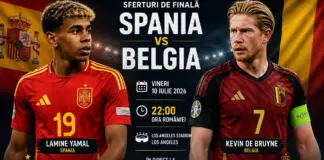 SPANIA - BELGIA LIVE ANTENA 1 Lamine Yamal Kevin de Bruyne Cupa Mondiala FIFA 2026