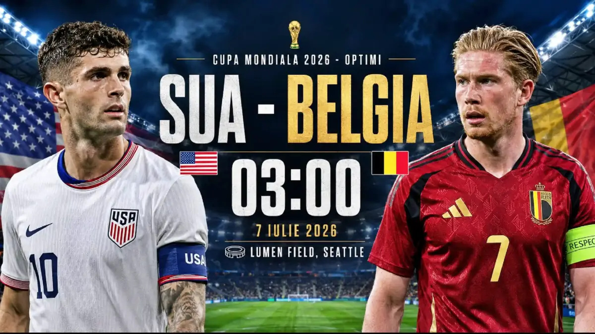 SUA - BELGIA LIVE ANTENA 1 Kevin de Bruyne Cupa Mondiala FIFA 2026 | iDevice.ro SUA - BELGIA LIVE ANTENA 1 Kevin de Bruyne Cupa Mondiala FIFA 2026