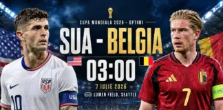 SUA - BELGIA LIVE ANTENA 1 Kevin de Bruyne Cupa Mondiala FIFA 2026