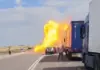 VIDEO: O Drona Ucraineana a Atacat un Camion Civil in Crimeea drona ucraina atac camion