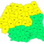 harta ANM cu un cod galben de ploi torentiale si vant puternic pentru vestul, centrul si nordul Romaniei | iDevice.ro harta ANM cu un cod galben de ploi torentiale si vant puternic pentru vestul, centrul si nordul Romaniei