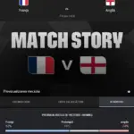 rezultat FRANTA - ANGLIA LIVE ANTENA 1 Finala Mica Kylian Mbappe Harry Kane Cupa Mondiala FIFA 2026 | iDevice.ro Match story screen: French flag vs English flag, 'MATCH STORY', win probability (90 min): France 52%, Extra time 24%, England 24%.