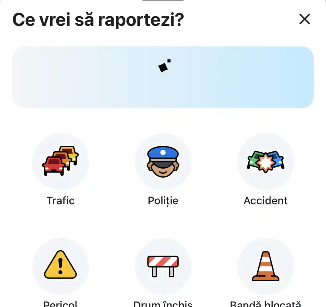 Interfata pentru raportari vocale a aplicatiei Waze pentru iPhone si Android. | iDevice.ro waze raportari vocale iphone android