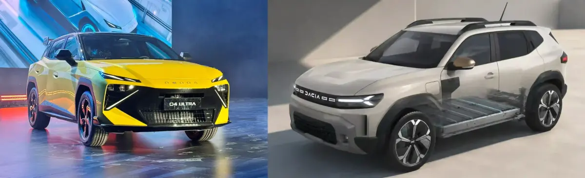DACIA Duster 4 vs Omora O4 DACIA Duster 4 vs Omora O4