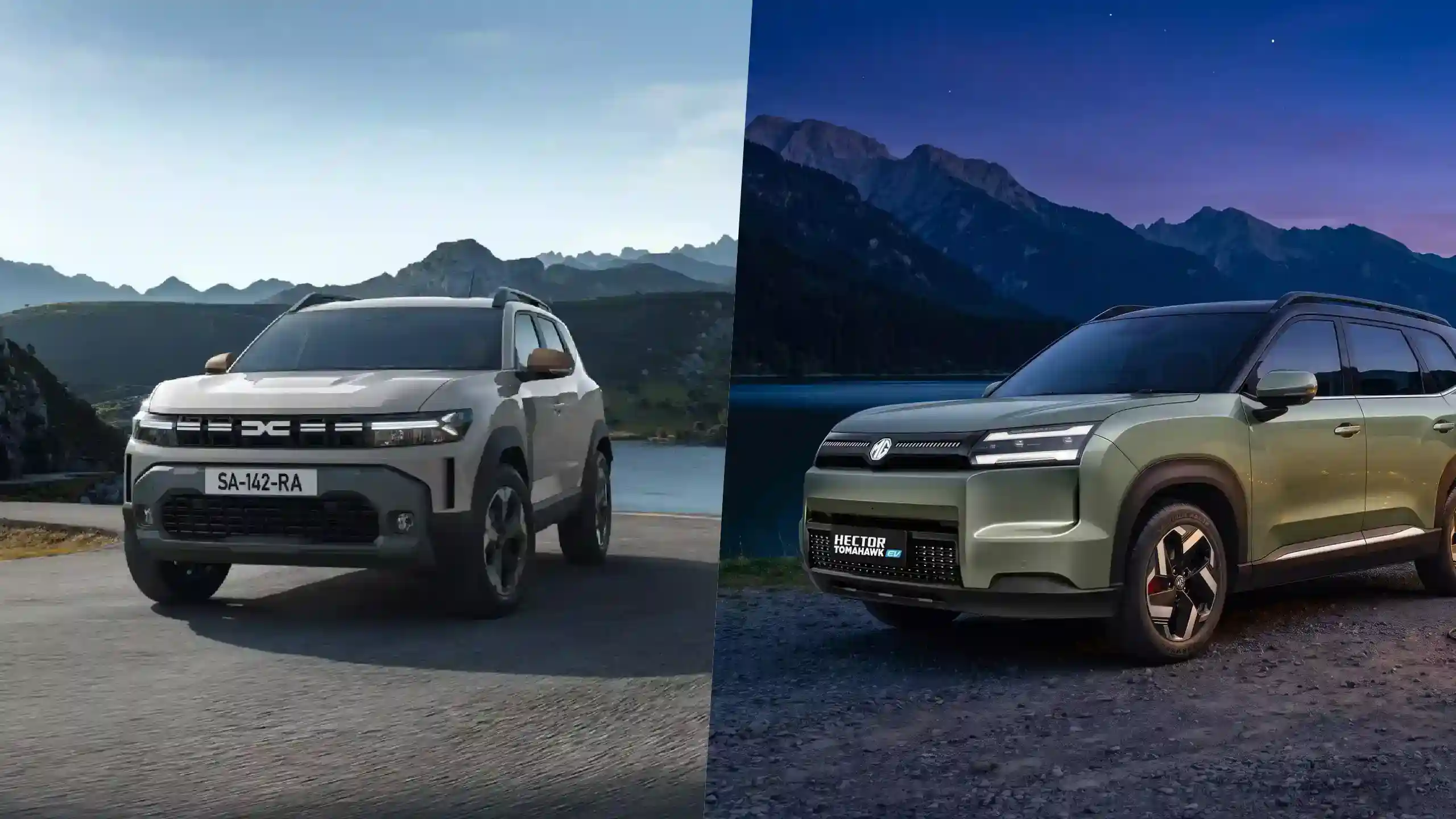 DACIA Duster MG Hector Tomahawk DACIA Duster MG Hector Tomahawk