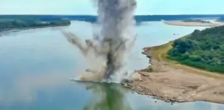 Detonare Armata Romana Dunare fluviu Cernavoda