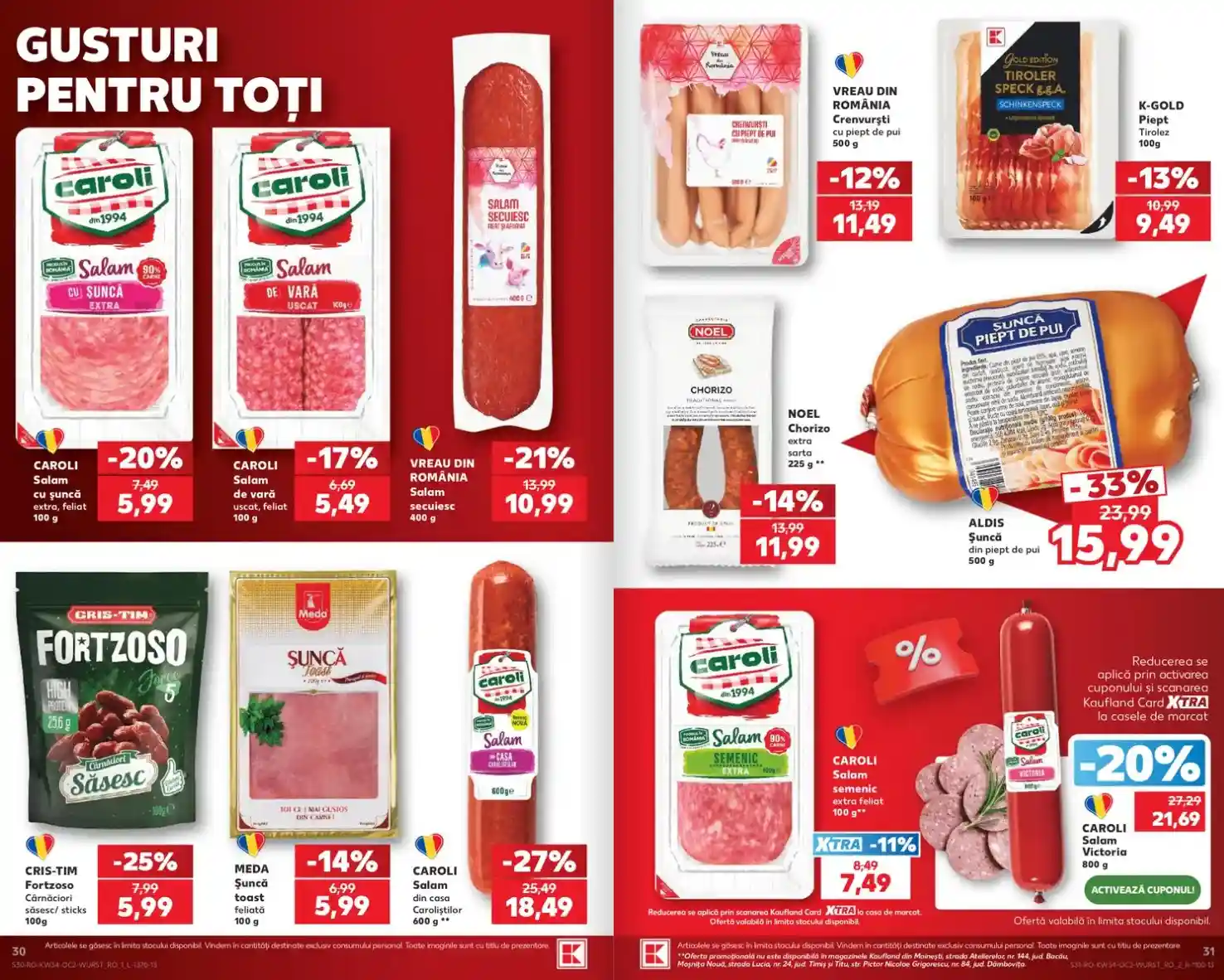 Kaufland catalog oferte 18 august - pagina 30 - 31 Kaufland catalog oferte 18 august - pagina 30 - 31