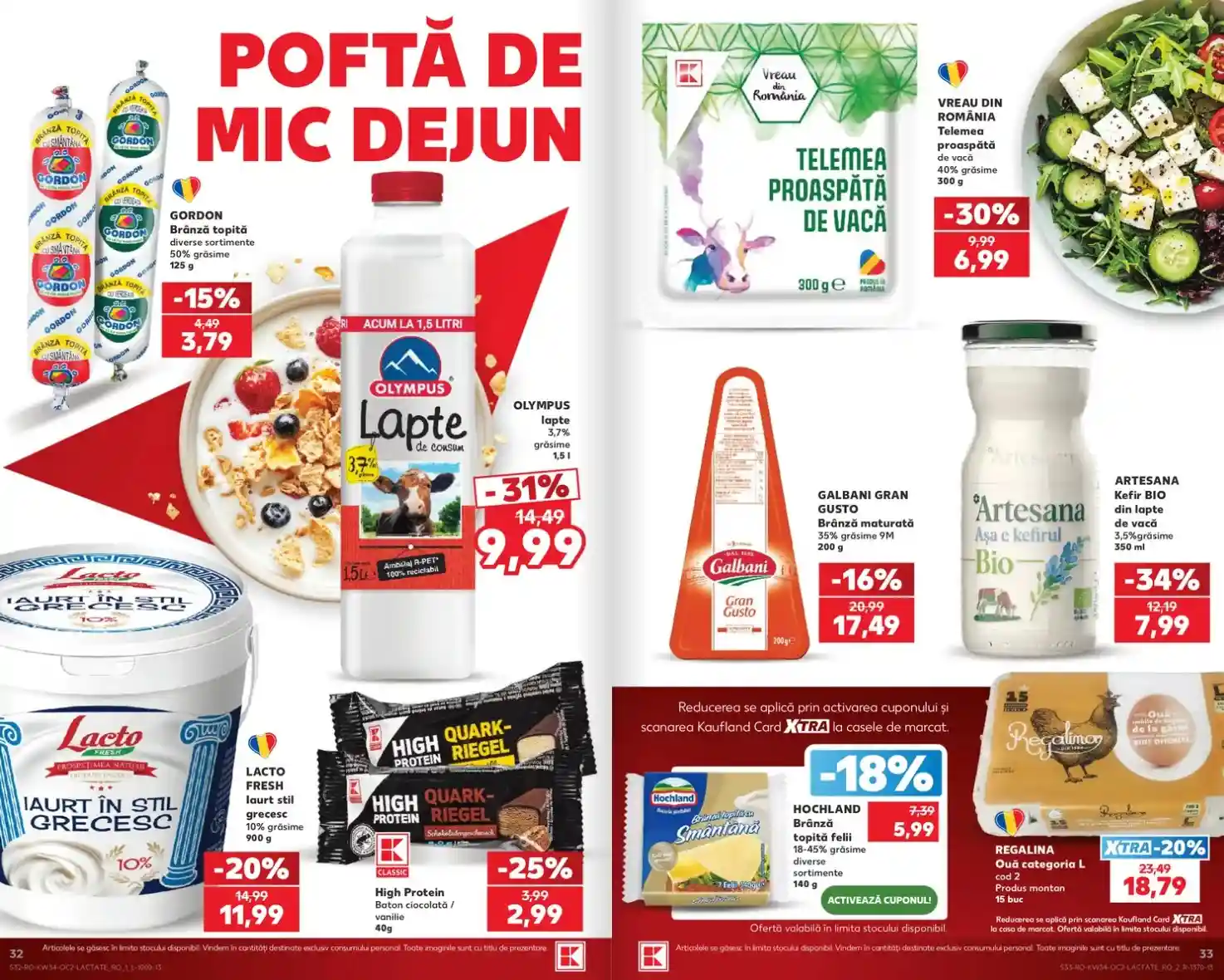 Kaufland catalog oferte 18 august - pagina 32 - 33 Kaufland catalog oferte 18 august - pagina 32 - 33