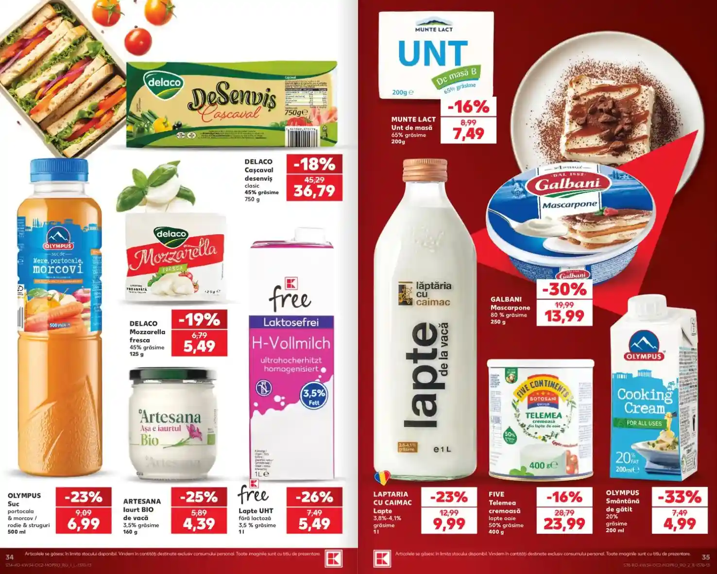 Kaufland catalog oferte 18 august - pagina 34 - 35 Kaufland catalog oferte 18 august - pagina 34 - 35