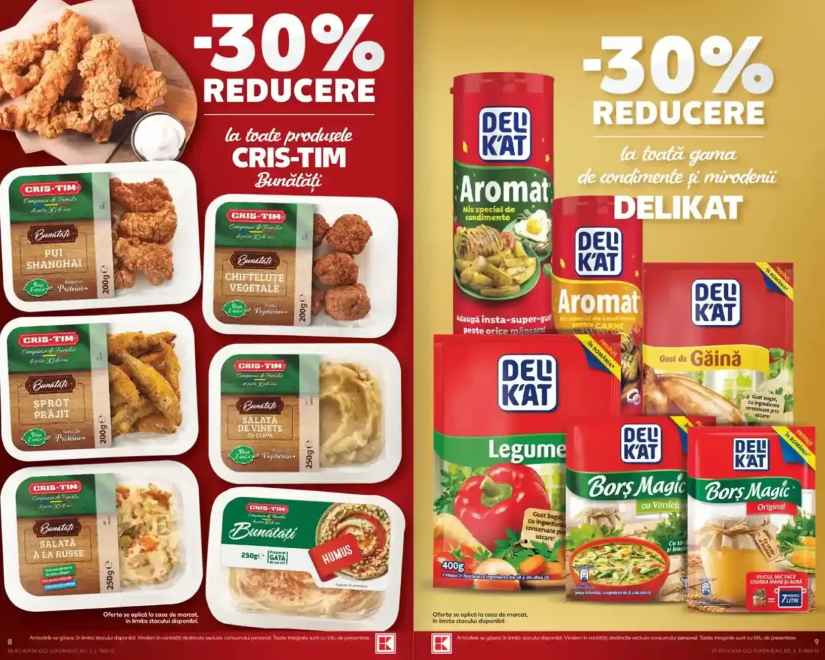 Kaufland catalog oferte 18 august - pagina 8 - 9 Kaufland catalog oferte 18 august - pagina 8 - 9