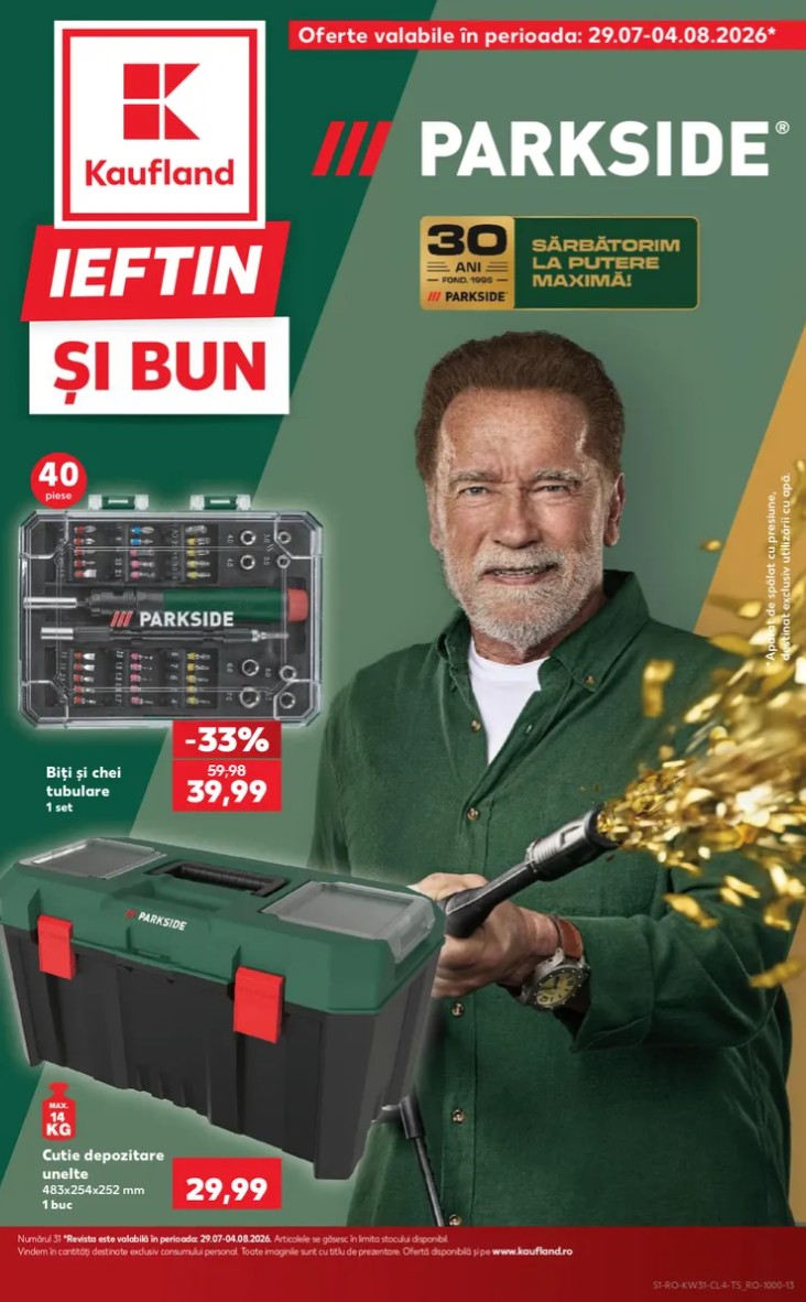Kaufland catalog oferte Parkside magazine - 3 august 2026 - pagina 1 | iDevice.ro Kaufland catalog oferte Parkside magazine - 3 august 2026 - pagina 1