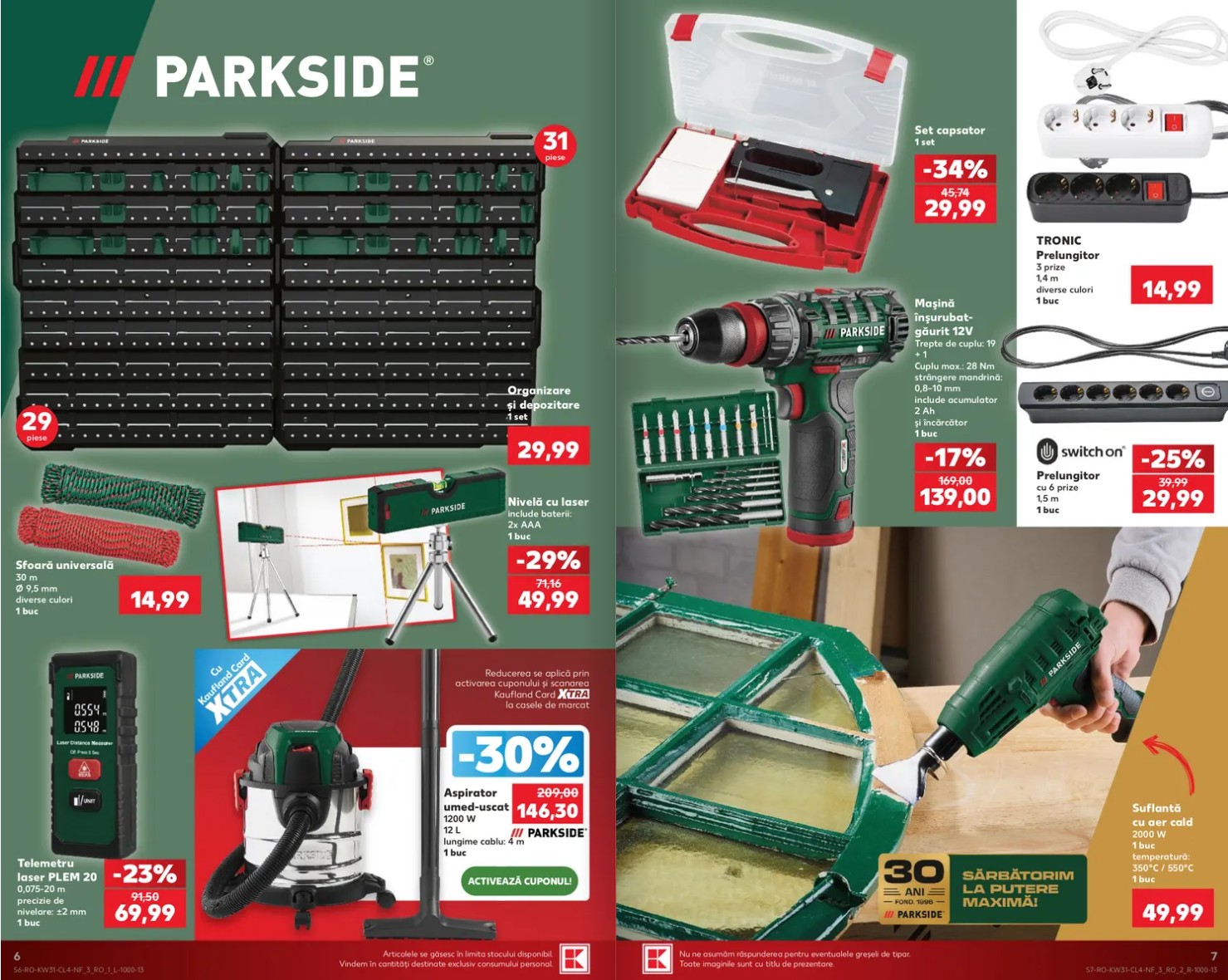 Kaufland catalog oferte Parkside magazine - 3 august 2026 - pagina 6 - 7 | iDevice.ro Kaufland catalog oferte Parkside magazine - 3 august 2026 - pagina 6 - 7