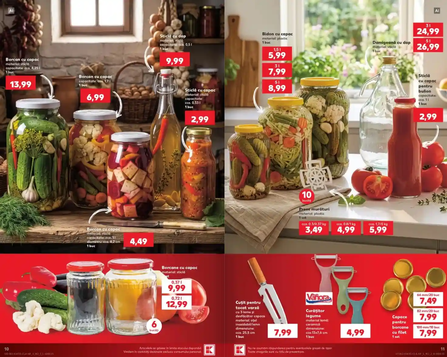 Kaufland catalog oferte bucatarie 12 august 2026 - pagina 10 - 11 | iDevice.ro Kaufland catalog oferte bucatarie 12 august 2026 - pagina 10 - 11