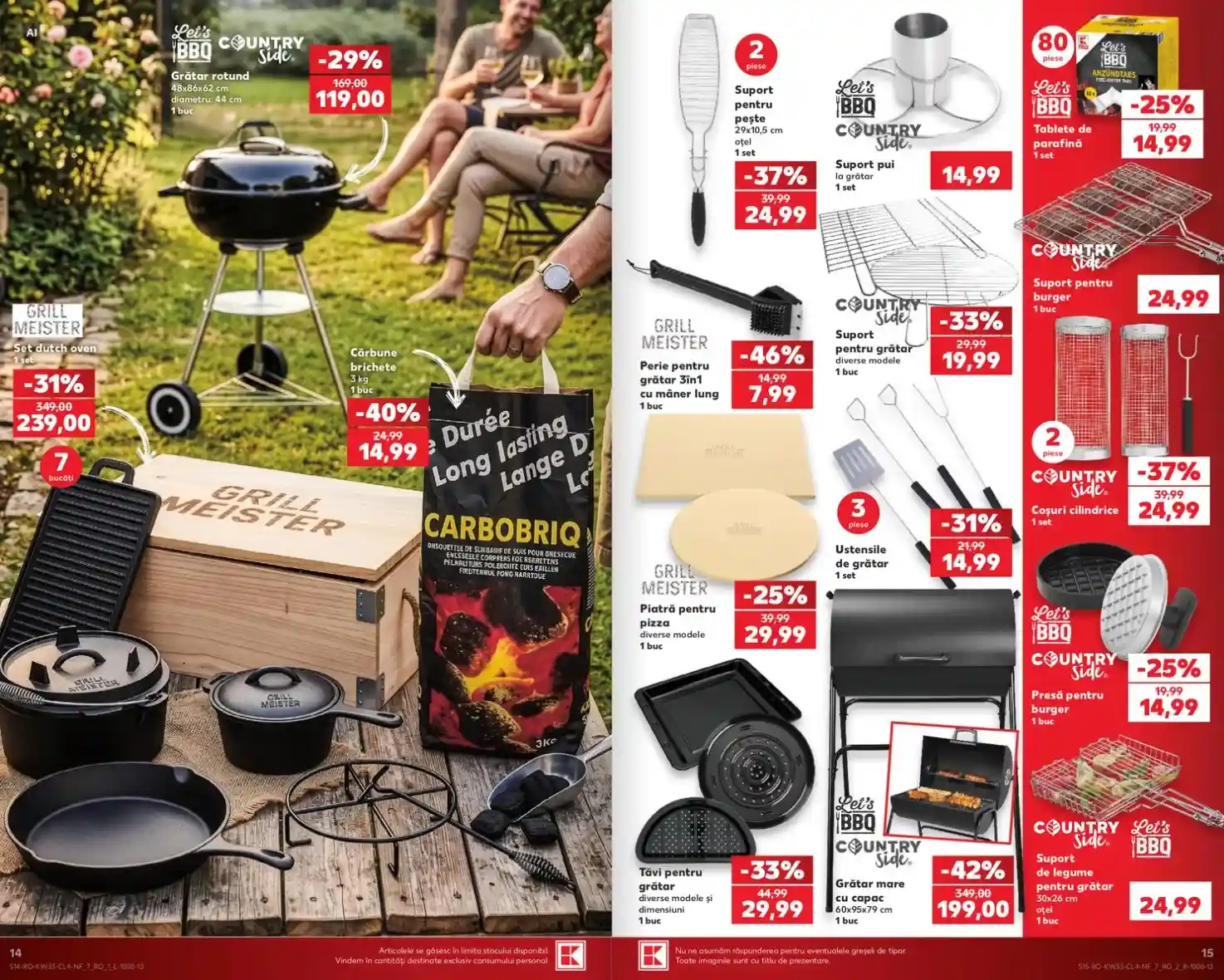 Kaufland catalog oferte bucatarie 12 august 2026 - pagina 14 - 15 | iDevice.ro Kaufland catalog oferte bucatarie 12 august 2026 - pagina 14 - 15