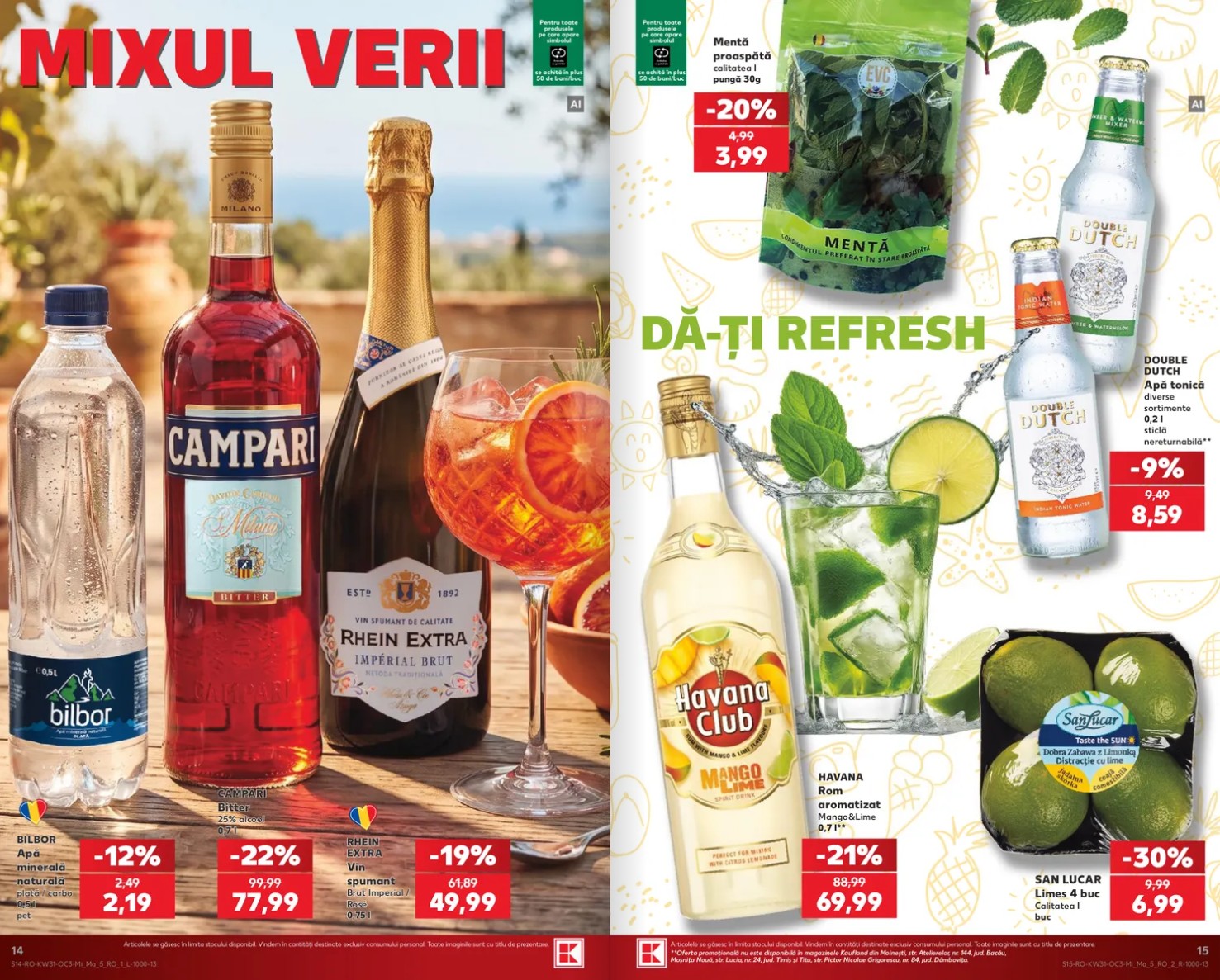 Kaufland catalog oferte magazine - 3 august 2026 - pagina 14 - 15 | iDevice.ro Kaufland catalog oferte magazine - 3 august 2026 - pagina 14 - 15