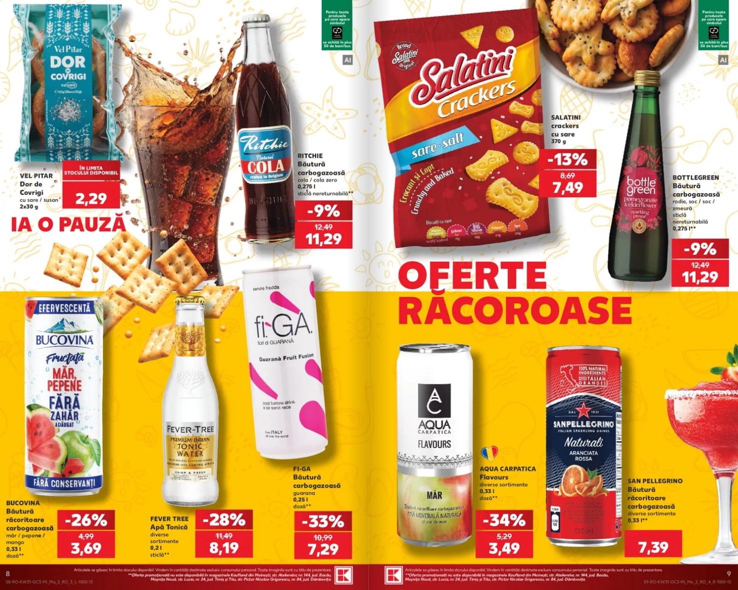 Kaufland catalog oferte magazine - 3 august 2026 - pagina 8 - 9 | iDevice.ro Kaufland catalog oferte magazine - 3 august 2026 - pagina 8 - 9