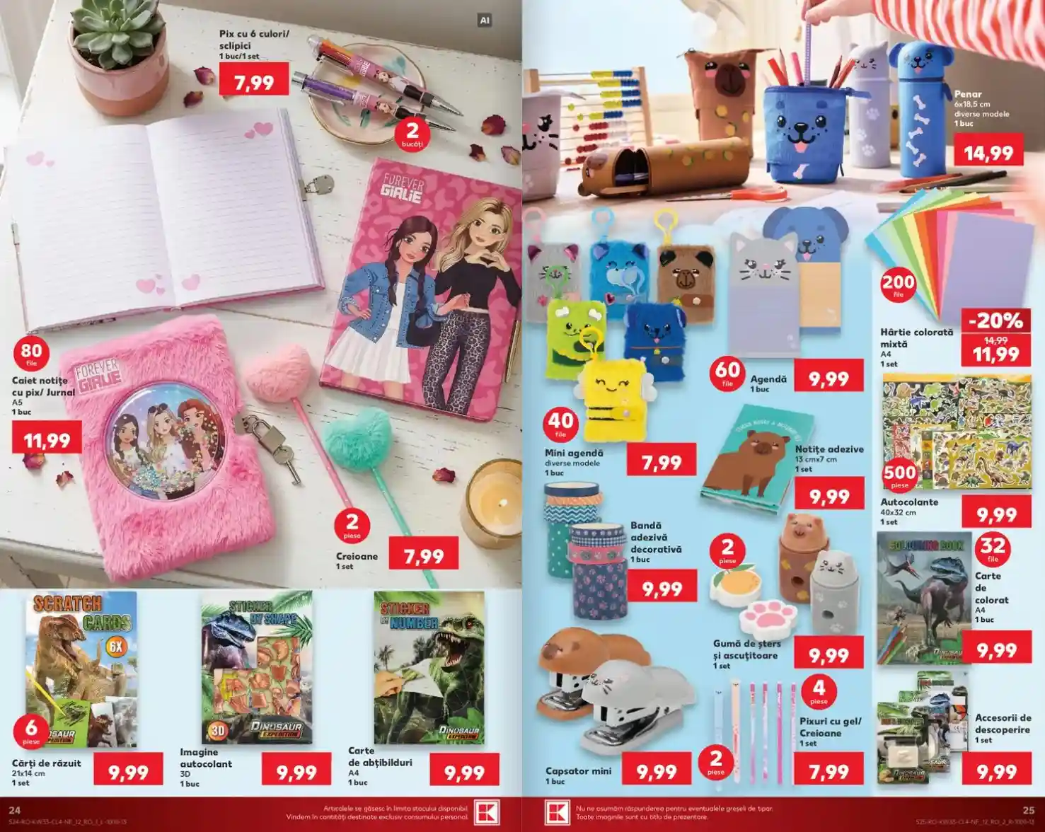 Kaufland catalog oferte scoala 12 august 2026 - pagina 24 - 25 | iDevice.ro Kaufland catalog oferte scoala 12 august 2026 - pagina 24 - 25