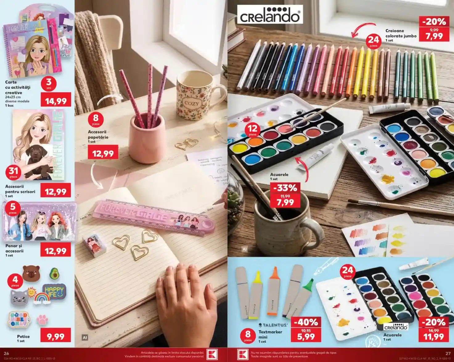 Kaufland catalog oferte scoala 12 august 2026 - pagina 26 - 27 | iDevice.ro Kaufland catalog oferte scoala 12 august 2026 - pagina 26 - 27