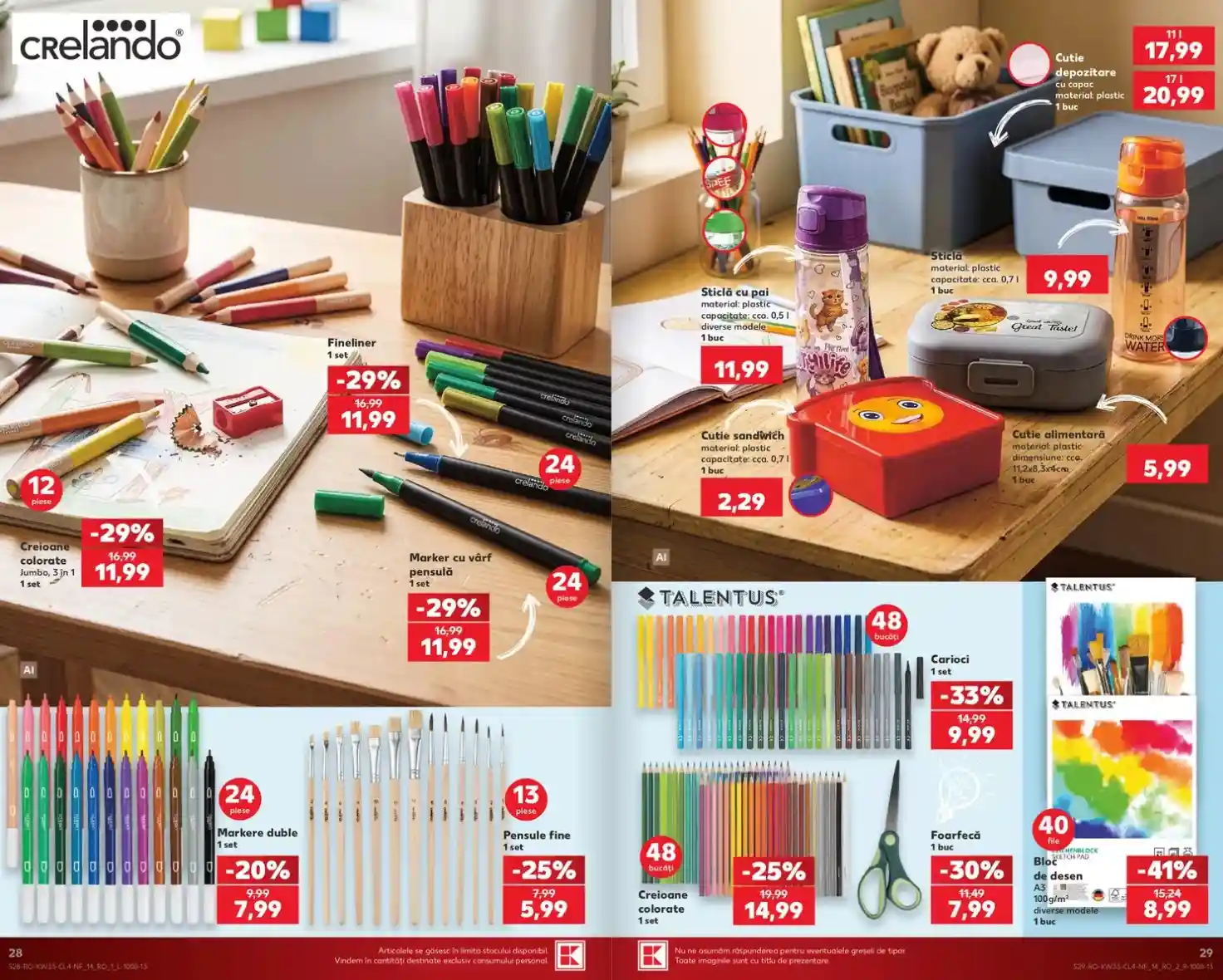 Kaufland catalog oferte scoala 12 august 2026 - pagina 28 - 29 | iDevice.ro Kaufland catalog oferte scoala 12 august 2026 - pagina 28 - 29