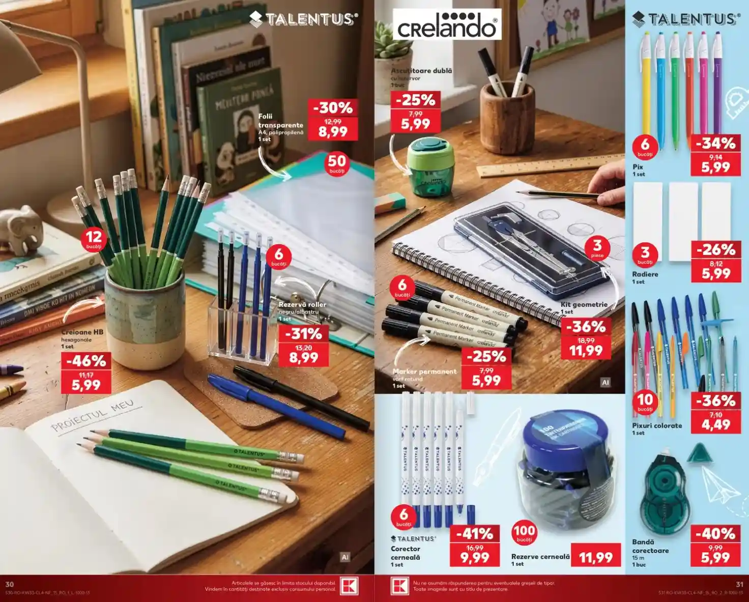 Kaufland catalog oferte scoala 12 august 2026 - pagina 30 - 31 | iDevice.ro Kaufland catalog oferte scoala 12 august 2026 - pagina 30 - 31