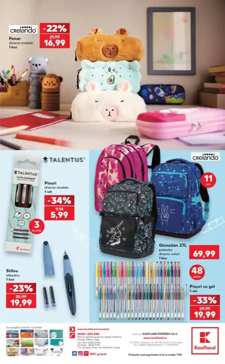 Kaufland catalog oferte scoala 12 august 2026 - pagina 34 | iDevice.ro Kaufland catalog oferte scoala 12 august 2026 - pagina 34