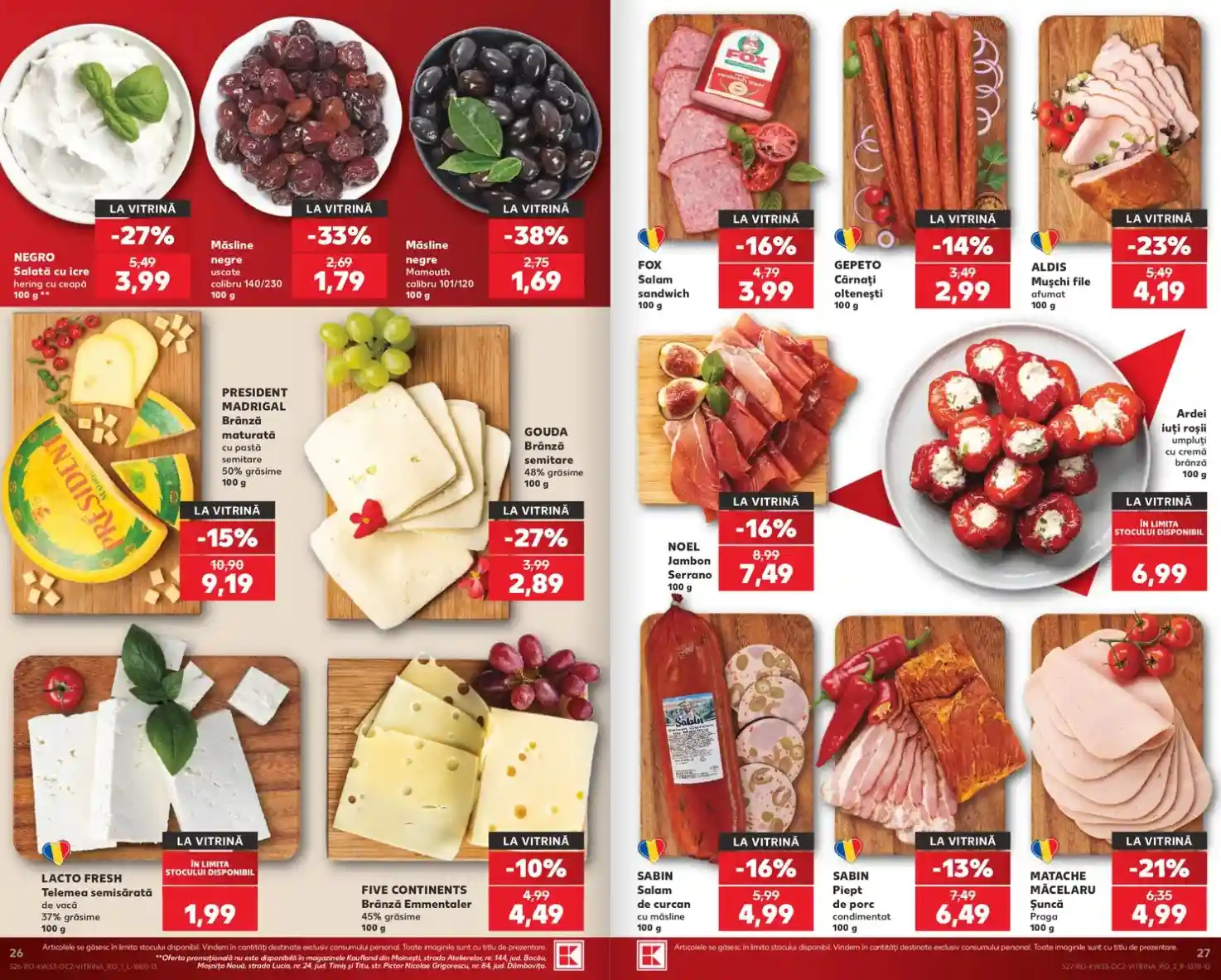 Kaufland catalogul ofertele magazine card - pagina 26 - 27 | iDevice.ro Kaufland catalogul ofertele magazine card - pagina 26 - 27