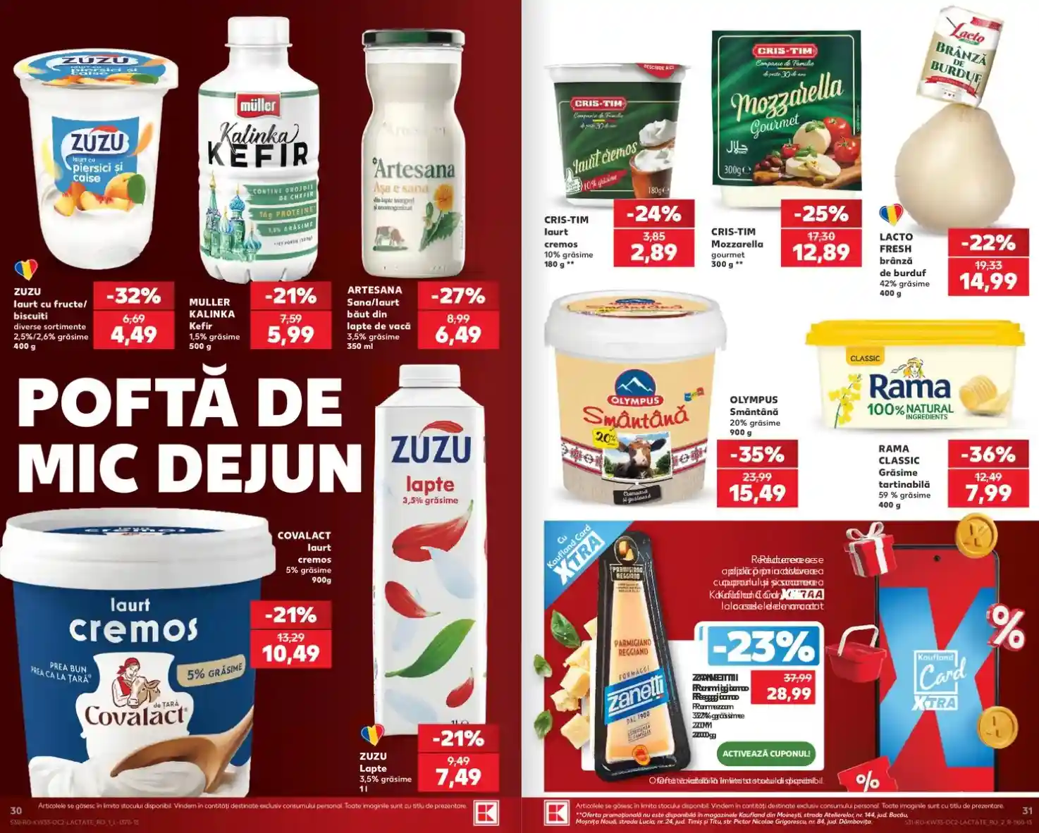Kaufland catalogul ofertele magazine card - pagina 30 - 31 | iDevice.ro Kaufland catalogul ofertele magazine card - pagina 30 - 31