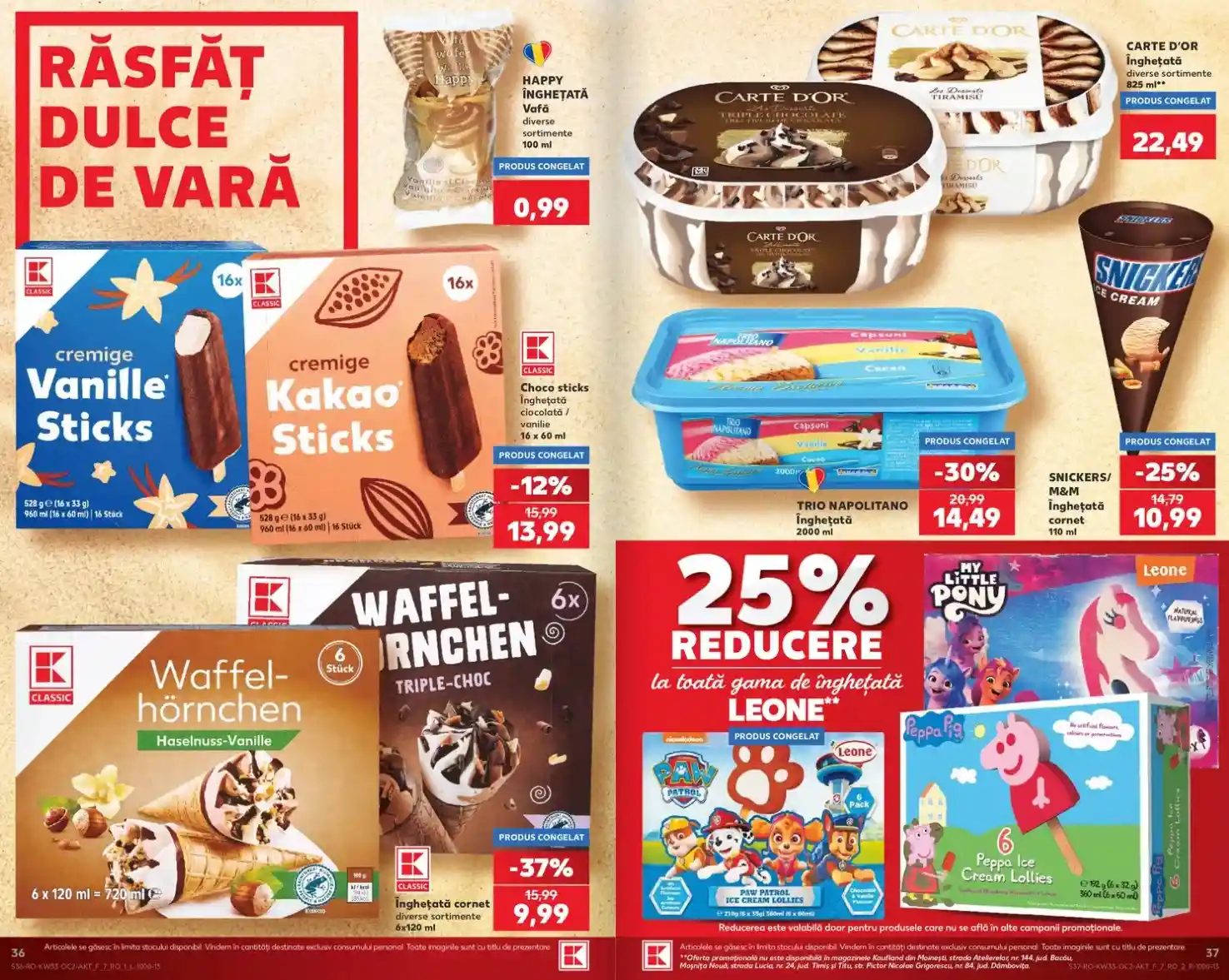 Kaufland catalogul ofertele magazine card - pagina 36 - 37 | iDevice.ro Kaufland catalogul ofertele magazine card - pagina 36 - 37