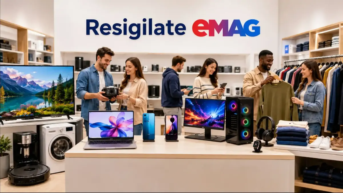 Resigilate la Numai 2 LEI la eMAG cu Televizoare, Electrocasnice, Telefoane, Haine Ieftine | iDevice.ro Resigilate la Numai 2 LEI la eMAG cu Televizoare, Electrocasnice, Telefoane, Haine Ieftine