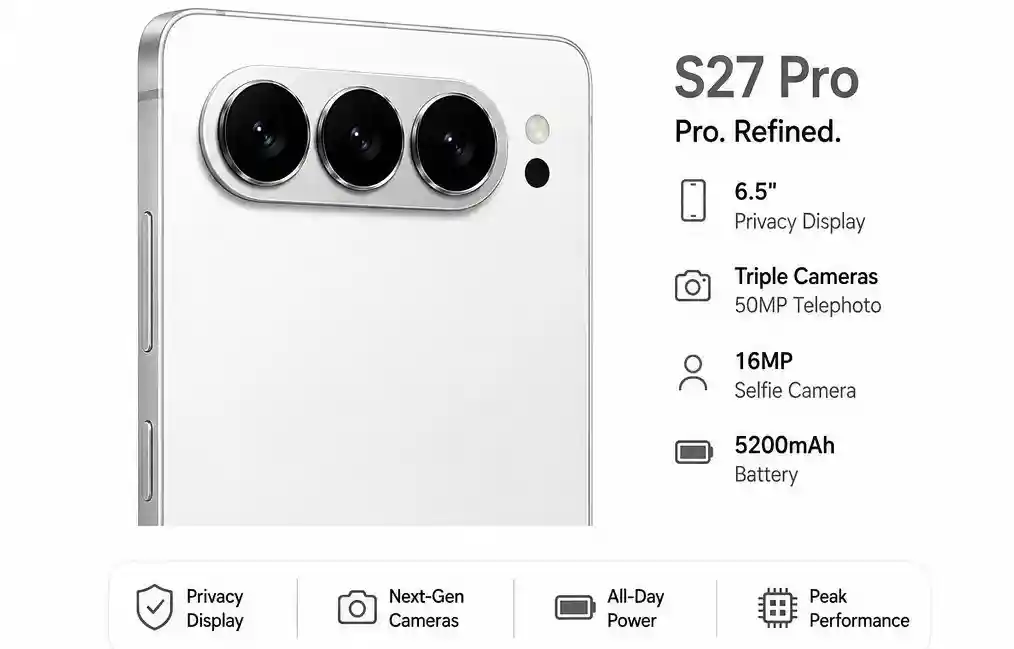 Samsung GALAXY S27 Pro design camera Samsung GALAXY S27 Pro design camera
