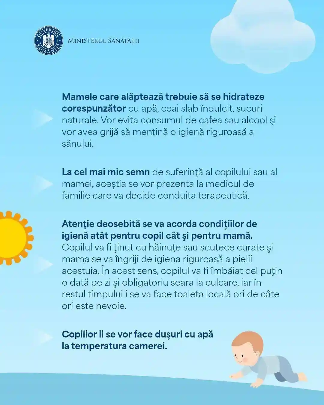 avertizare ministerul sanatatii recomandari protectie canicula bebelusi | iDevice.ro avertizare ministerul sanatatii recomandari protectie canicula bebelusi