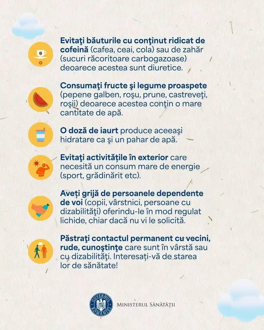 avertizare ministerul sanatatii recomandari protectie canicula evitari | iDevice.ro avertizare ministerul sanatatii recomandari protectie canicula evitari