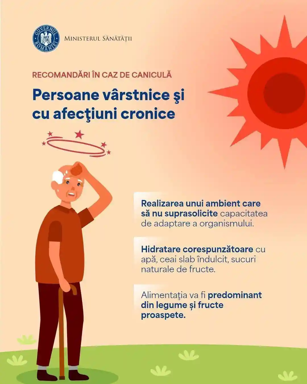 avertizare ministerul sanatatii recomandari protectie canicula varstnici | iDevice.ro avertizare ministerul sanatatii recomandari protectie canicula varstnici