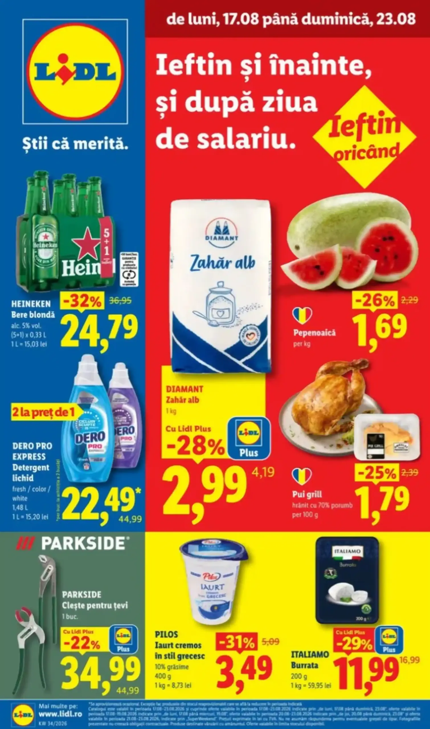 catalog LIDL Romania oferte 17 august 2026 - pagina 1 catalog LIDL Romania oferte 17 august 2026 - pagina 1