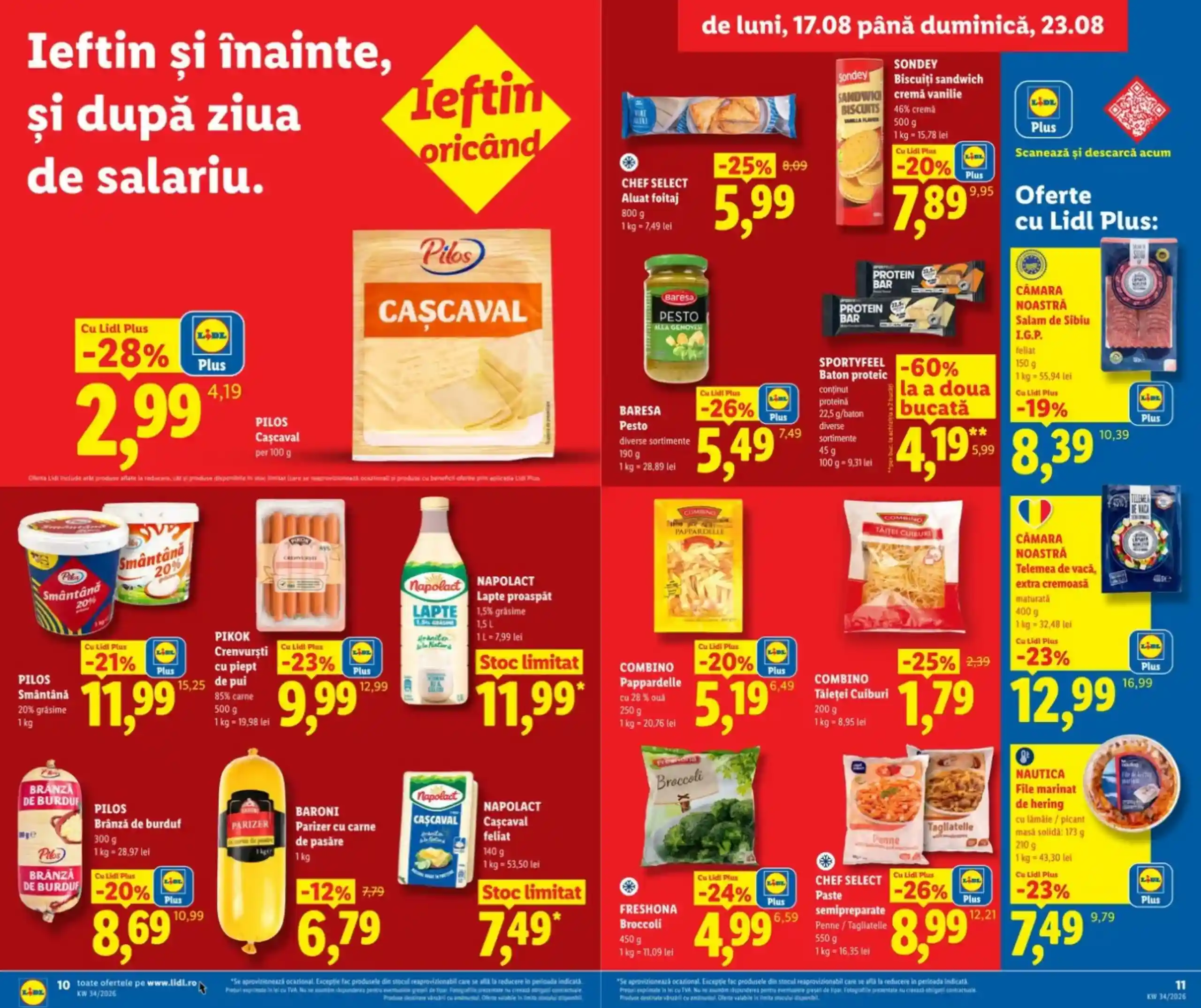 catalog LIDL Romania oferte 17 august 2026 - pagina 10 - 11 catalog LIDL Romania oferte 17 august 2026 - pagina 10 - 11