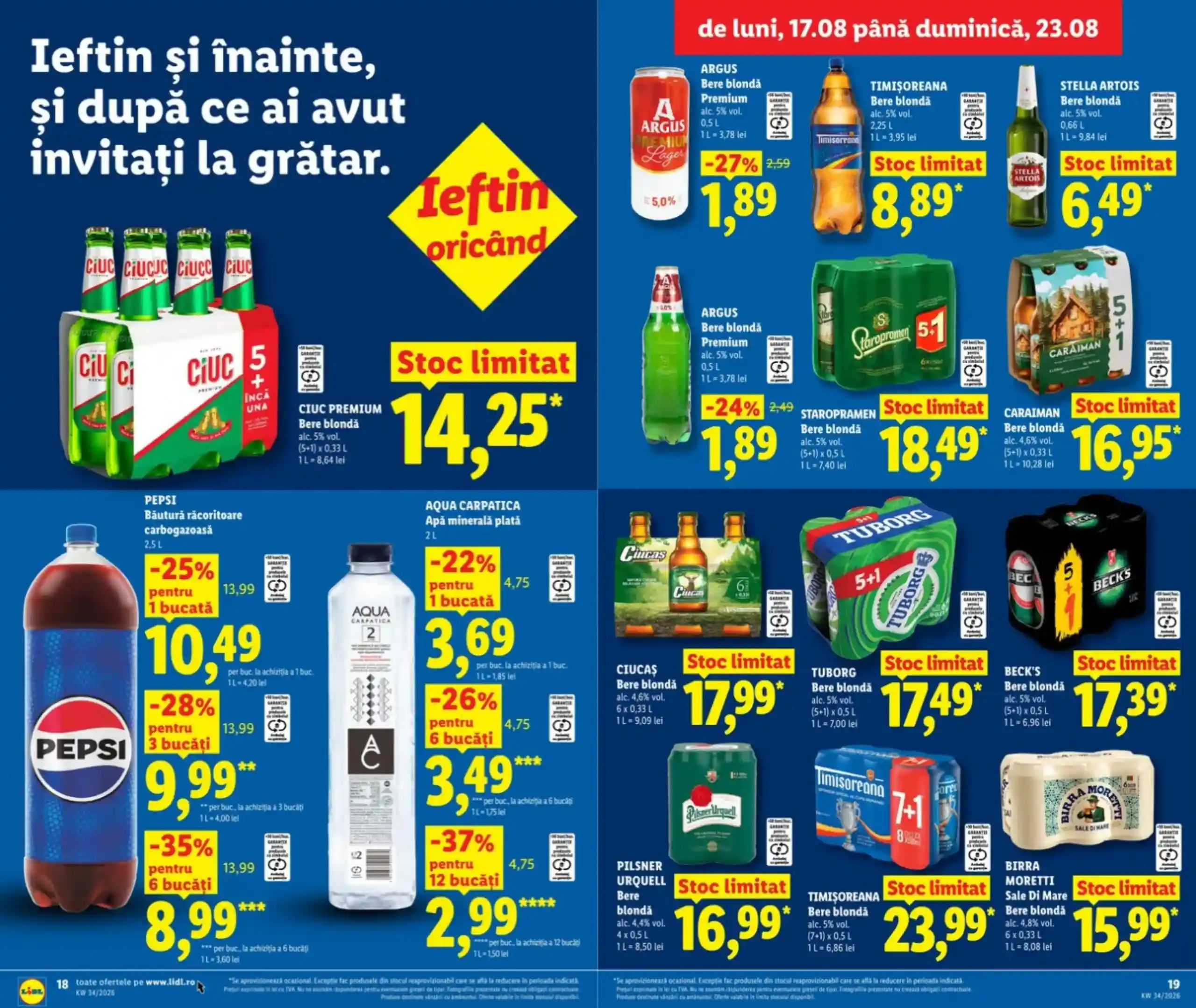 catalog LIDL Romania oferte 17 august 2026 - pagina 18 - 19 catalog LIDL Romania oferte 17 august 2026 - pagina 18 - 19
