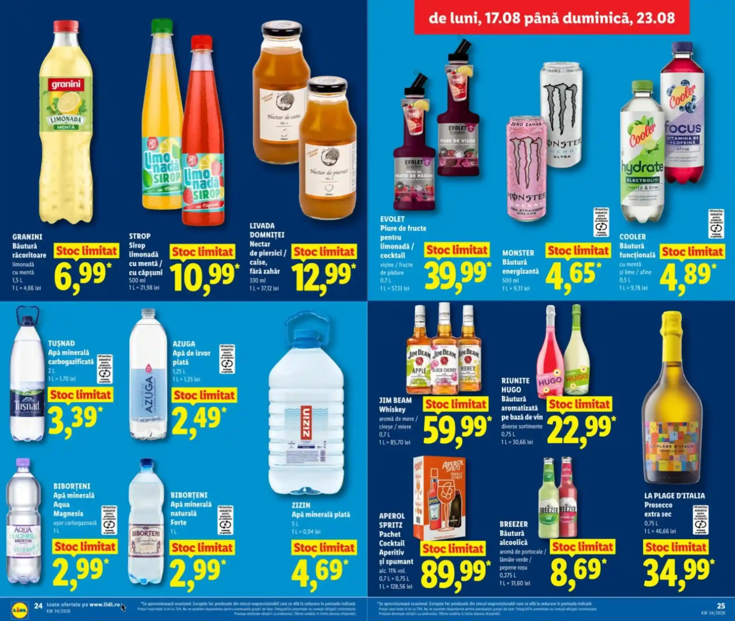 catalog LIDL Romania oferte 17 august 2026 - pagina 24 - 25 catalog LIDL Romania oferte 17 august 2026 - pagina 24 - 25