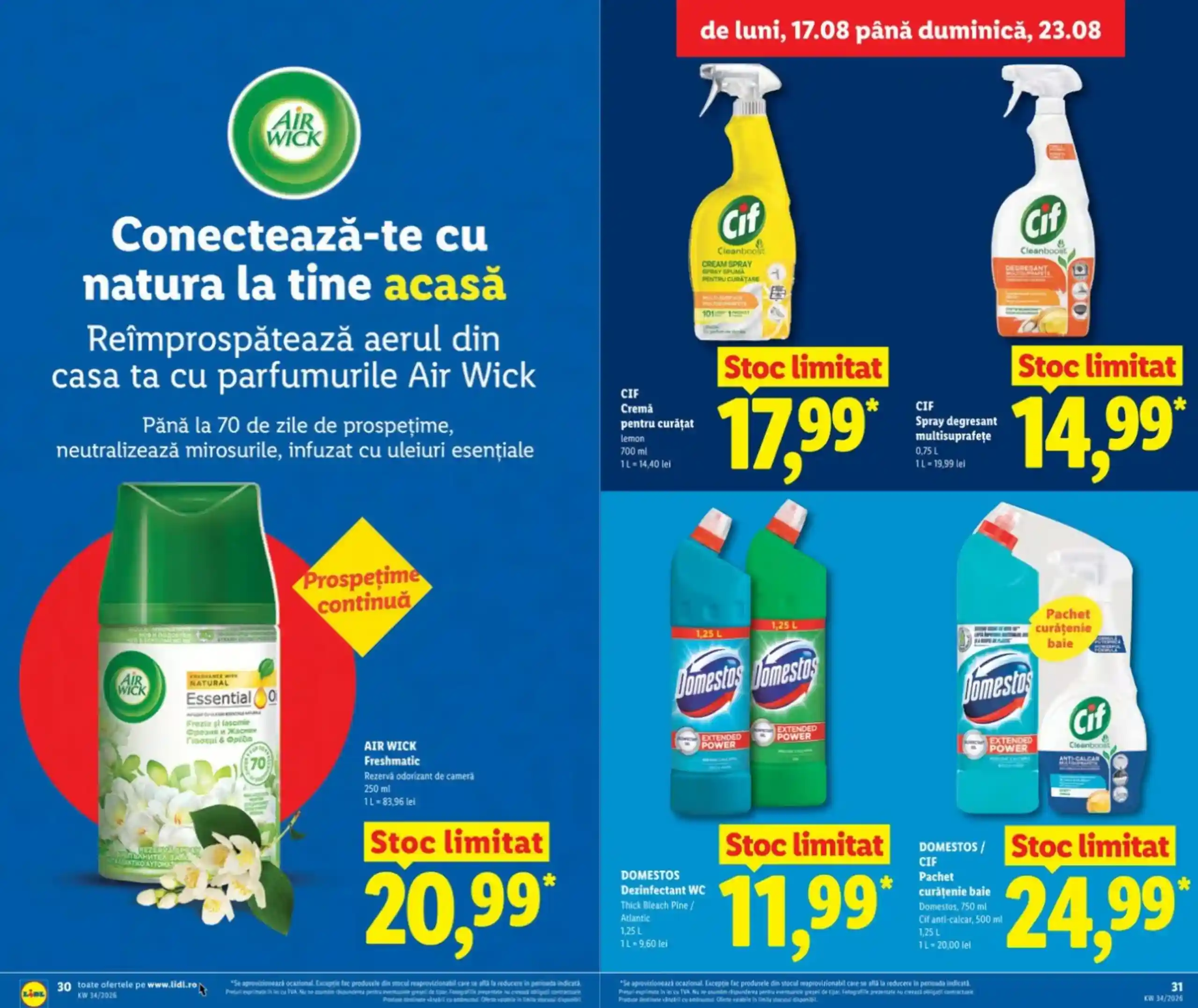 catalog LIDL Romania oferte 17 august 2026 - pagina 30 - 31 catalog LIDL Romania oferte 17 august 2026 - pagina 30 - 31