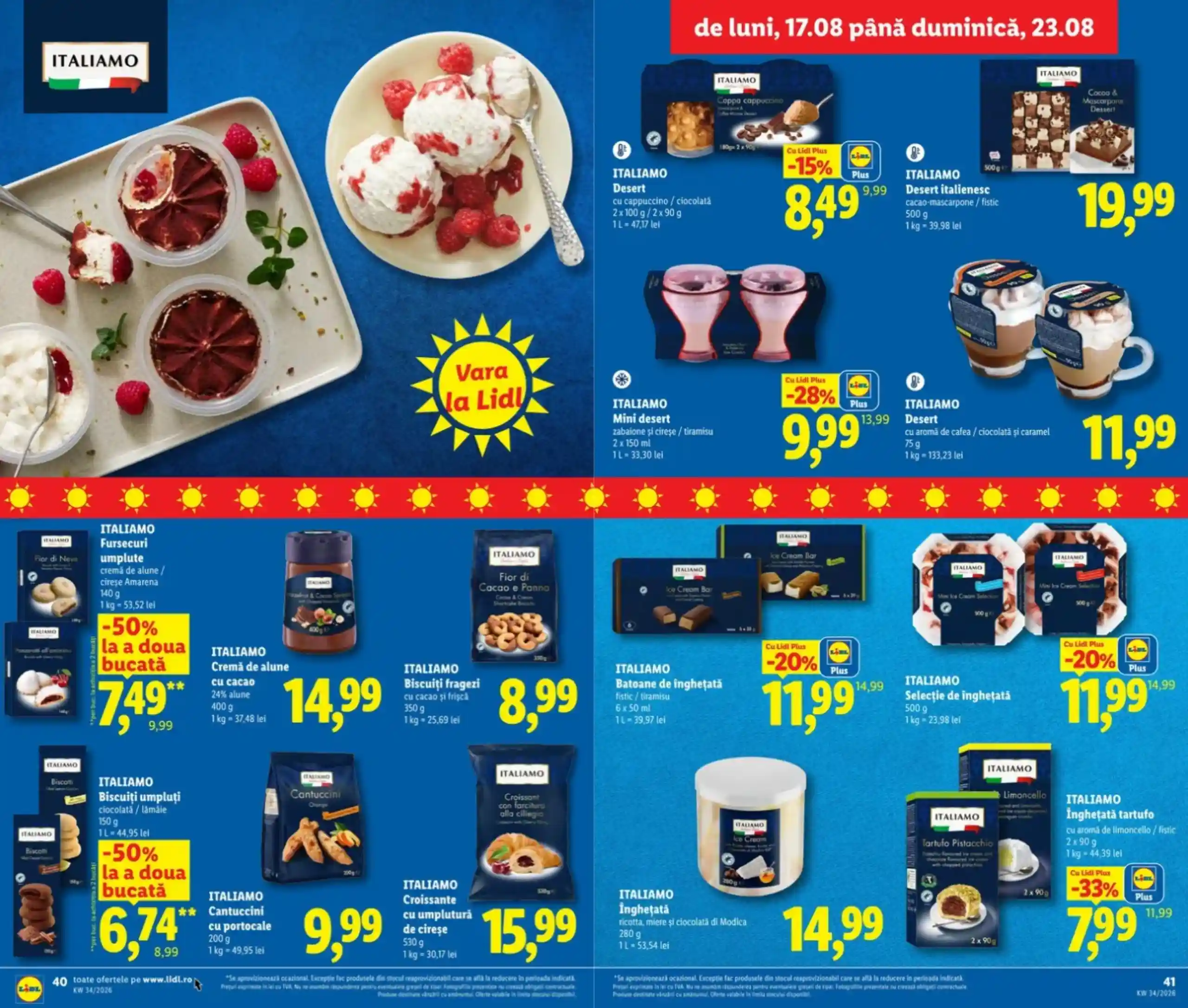 catalog LIDL Romania oferte 17 august 2026 - pagina 40 - 41 catalog LIDL Romania oferte 17 august 2026 - pagina 40 - 41