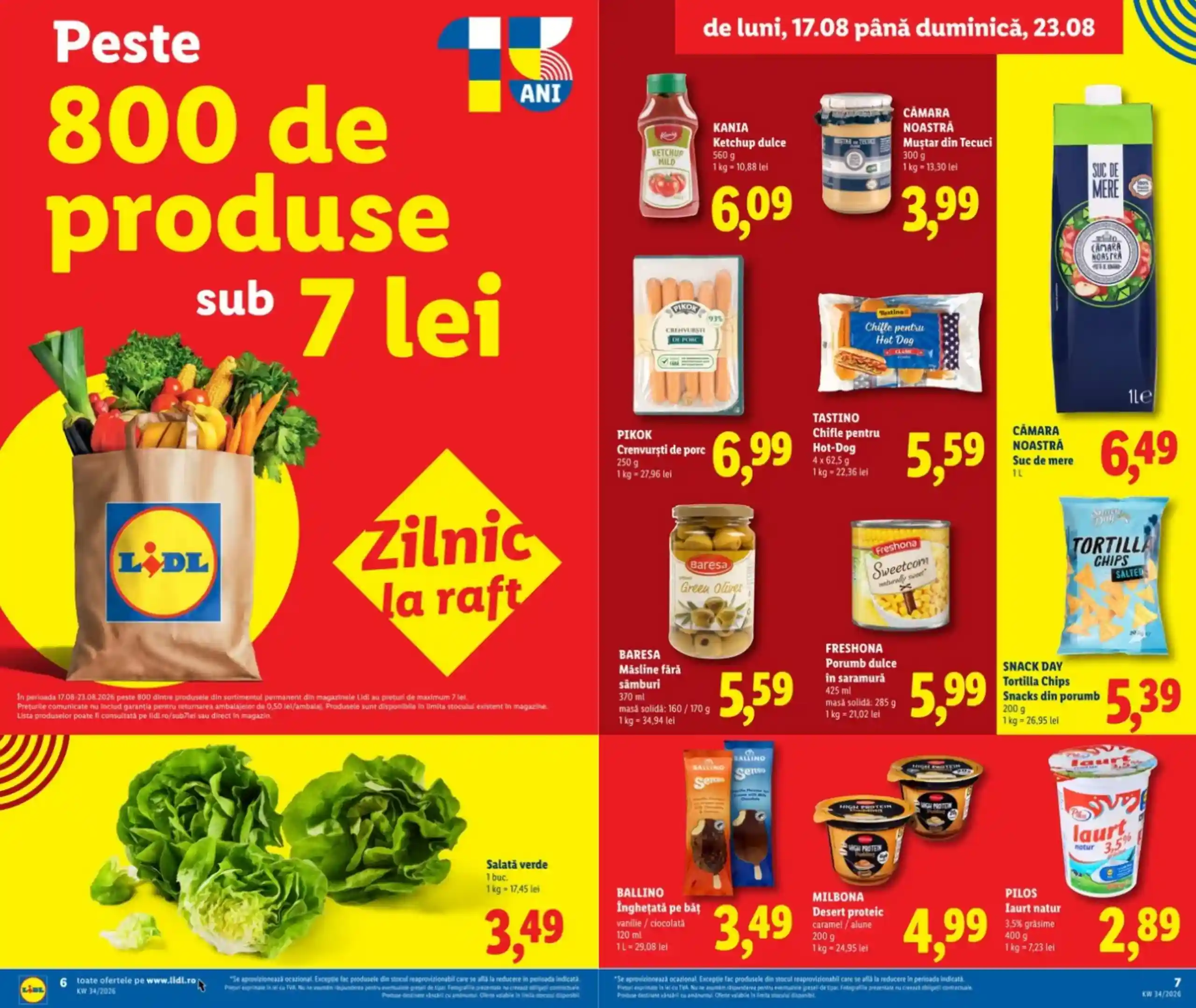 catalog LIDL Romania oferte 17 august 2026 - pagina 6 - 7 catalog LIDL Romania oferte 17 august 2026 - pagina 6 - 7