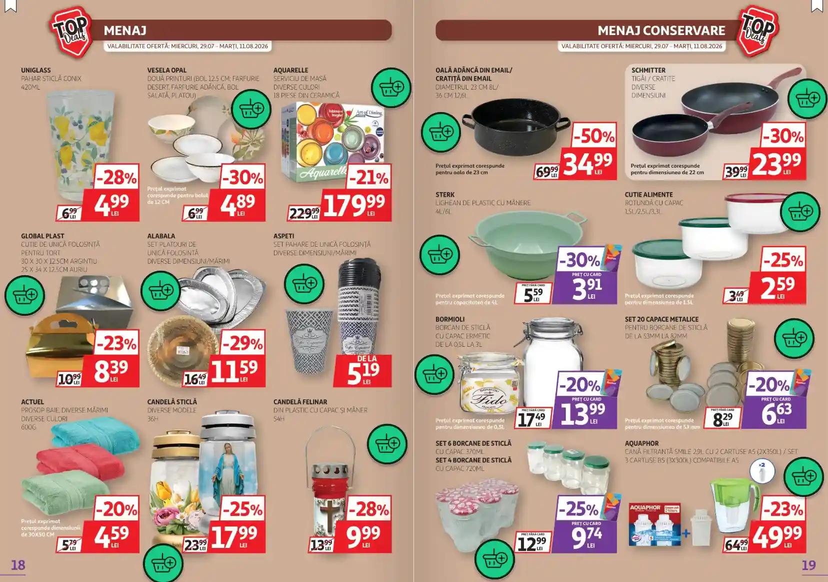 catalog auchan oferte 4 august 2026 - paginile 18 - 19 | iDevice.ro catalog auchan oferte 4 august 2026 - paginile 18 - 19