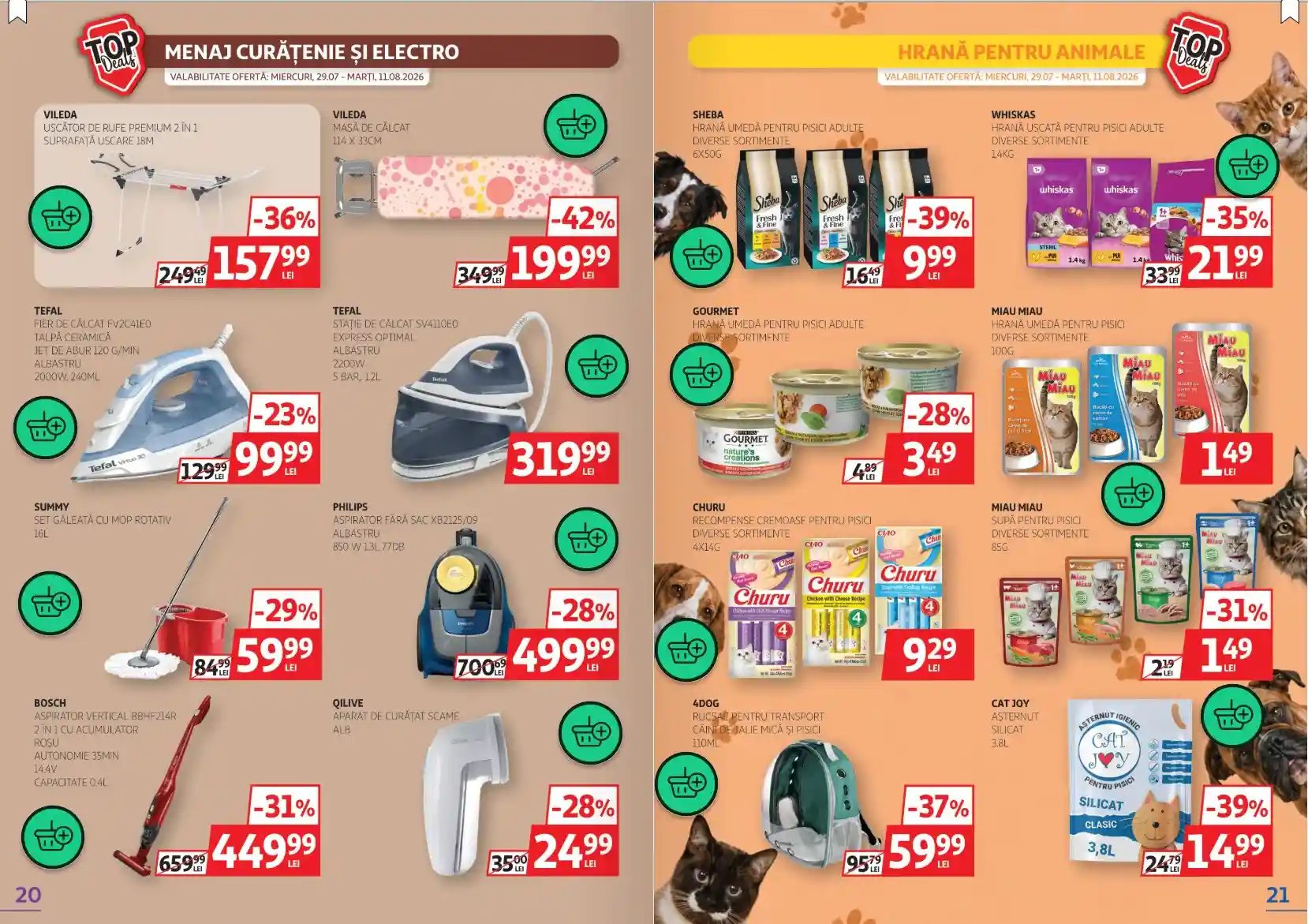 catalog auchan oferte 4 august 2026 - paginile 20 - 21 | iDevice.ro catalog auchan oferte 4 august 2026 - paginile 20 - 21
