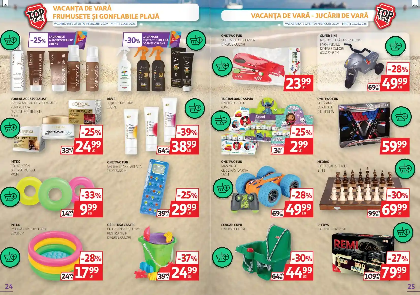 catalog auchan oferte 4 august 2026 - paginile 24 - 25 | iDevice.ro catalog auchan oferte 4 august 2026 - paginile 24 - 25