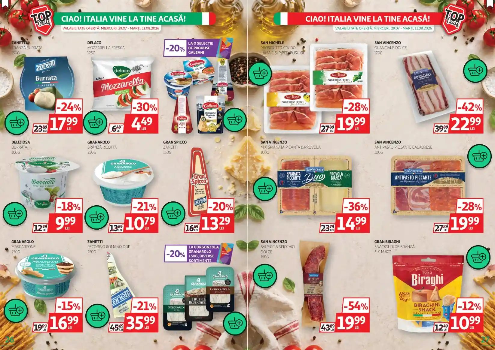 catalog auchan oferte 4 august 2026 - paginile 26 - 27 | iDevice.ro catalog auchan oferte 4 august 2026 - paginile 26 - 27