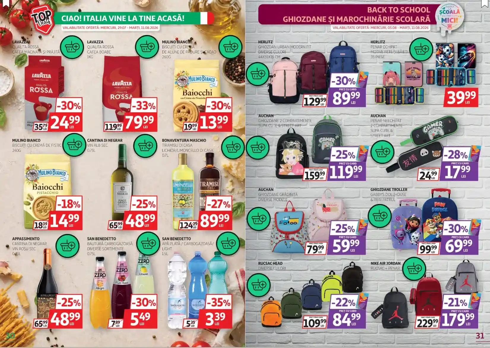 catalog auchan oferte 4 august 2026 - paginile 30 - 31 | iDevice.ro catalog auchan oferte 4 august 2026 - paginile 30 - 31