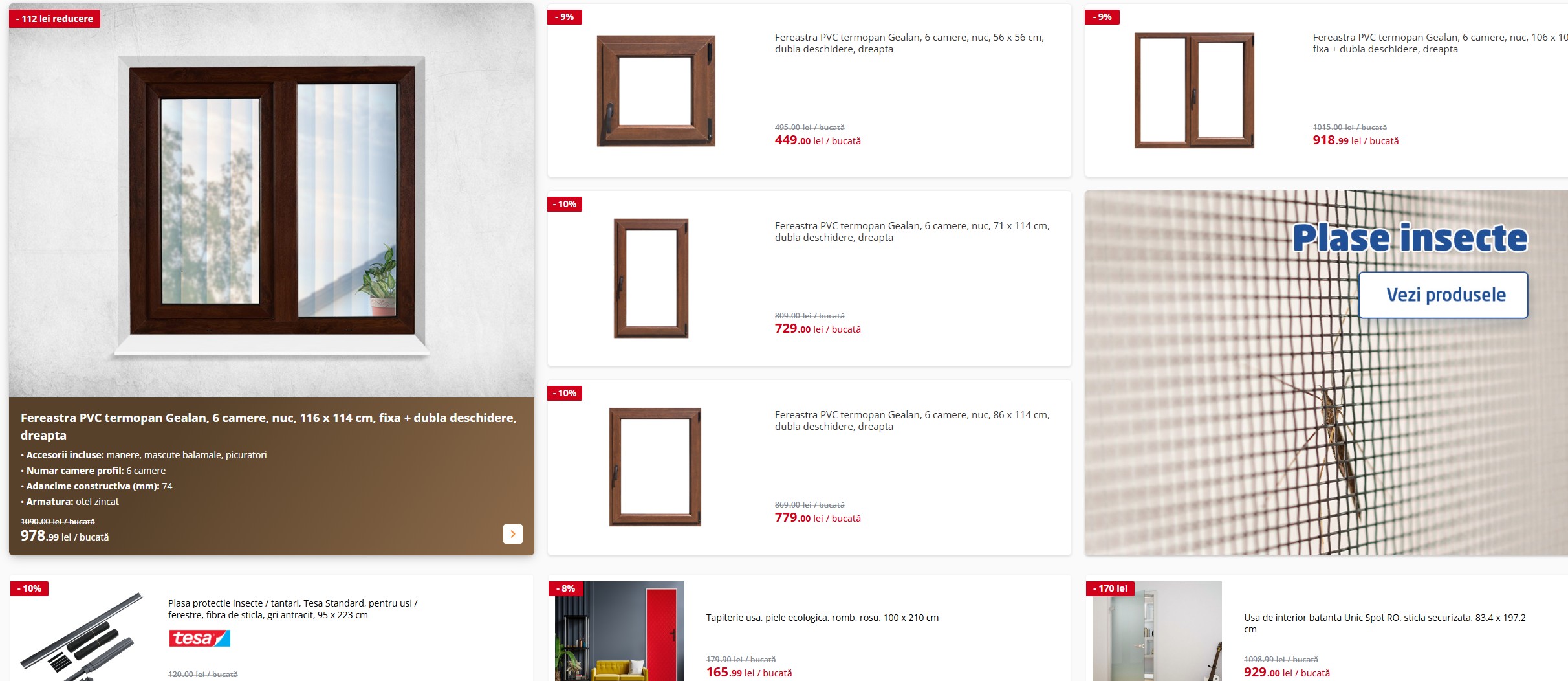 catalog dedeman oferte 3 august 2026 - ferestre, plase insecte | iDevice.ro catalog dedeman oferte 3 august 2026 - ferestre, plase insecte