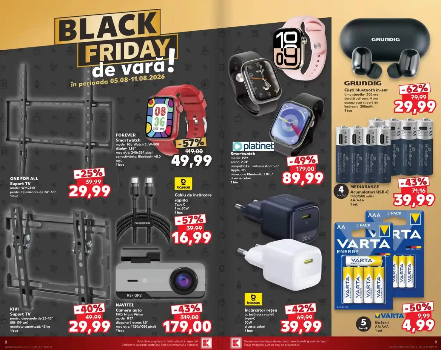 catalog kaufland black friday pagina 8 - 9 | iDevice.ro catalog kaufland black friday pagina 8 - 9